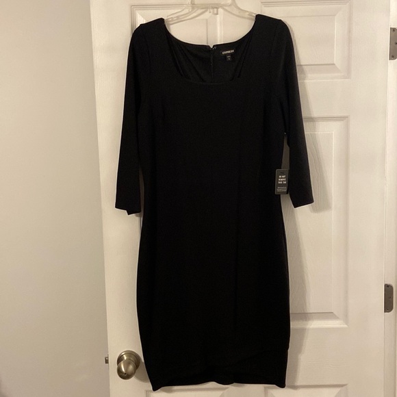 Express Dresses & Skirts - EXPRESS Dress size L brand new color black length 40” bust 36/38”